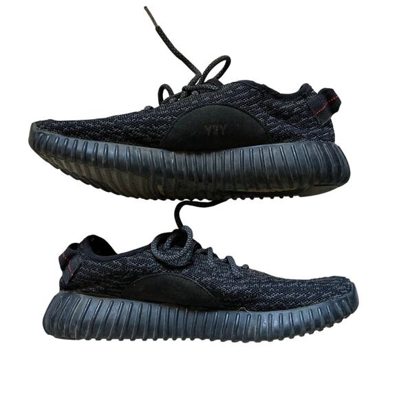 Adidas Yeezy Boost 350 Pirate Black Trainer Shoes Sneakers Low Top Mens Size 7.5 main image 7